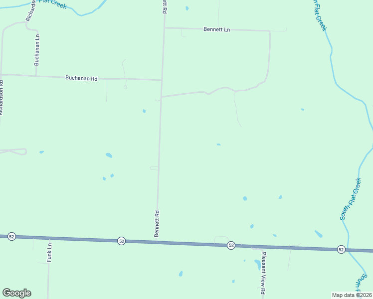 map of restaurants, bars, coffee shops, grocery stores, and more near 36450 Bennett Road in Green Ridge