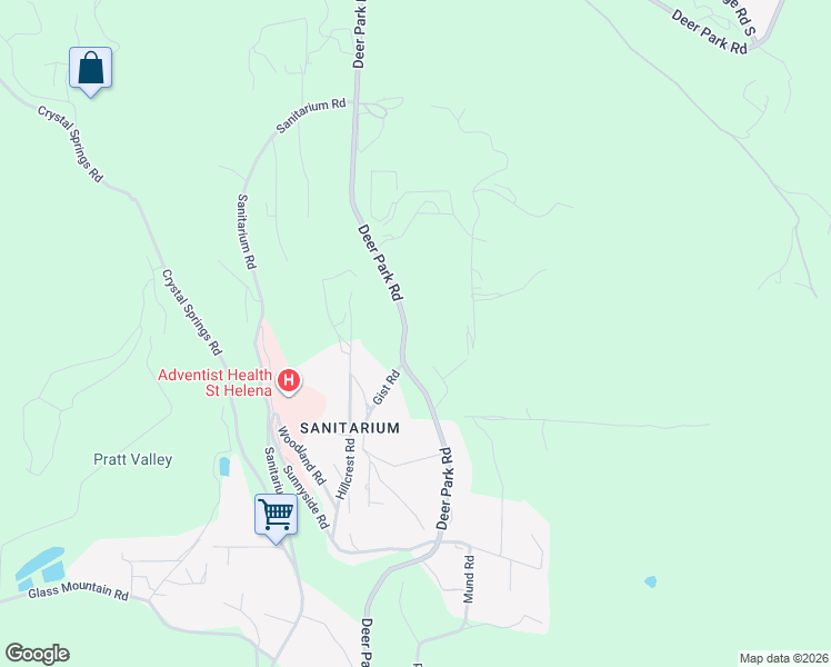 map of restaurants, bars, coffee shops, grocery stores, and more near 810 Deer Park Road in St. Helena