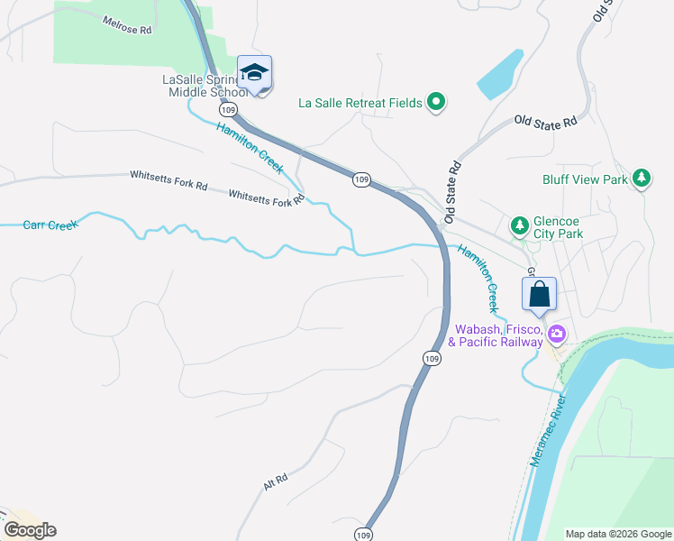 map of restaurants, bars, coffee shops, grocery stores, and more near 4031 Princeton Ridge Drive in Eureka