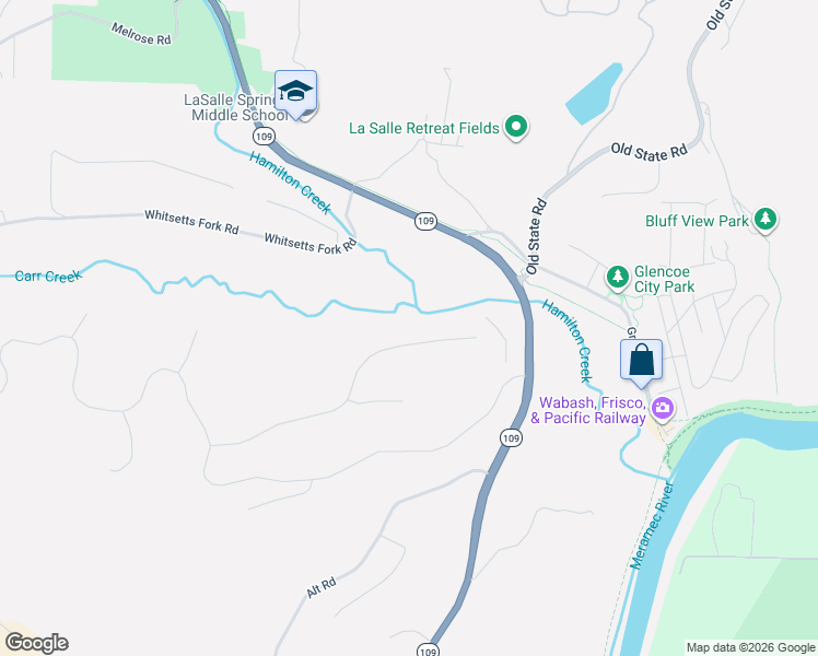 map of restaurants, bars, coffee shops, grocery stores, and more near 4031 Princeton Ridge Dr in Eureka