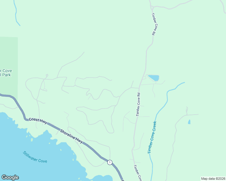 map of restaurants, bars, coffee shops, grocery stores, and more near 22107 Ruoff Road in Jenner