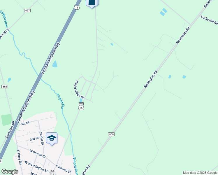 map of restaurants, bars, coffee shops, grocery stores, and more near 11725 Fort Lee Drive in Remington
