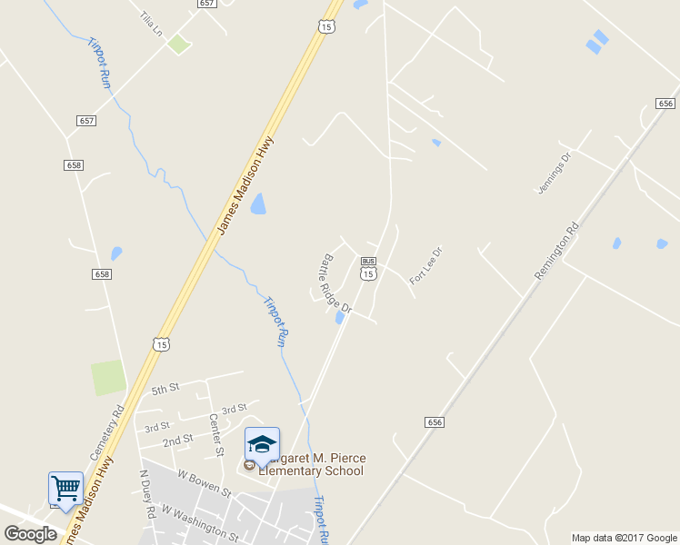 map of restaurants, bars, coffee shops, grocery stores, and more near 11692 Fort Union Drive in Remington