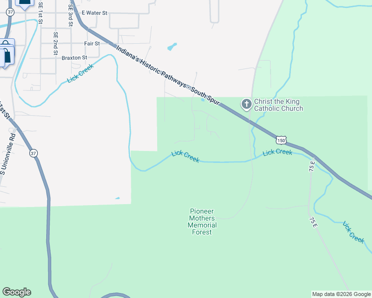 map of restaurants, bars, coffee shops, grocery stores, and more near 957 South Ridgecrest Lane in Paoli