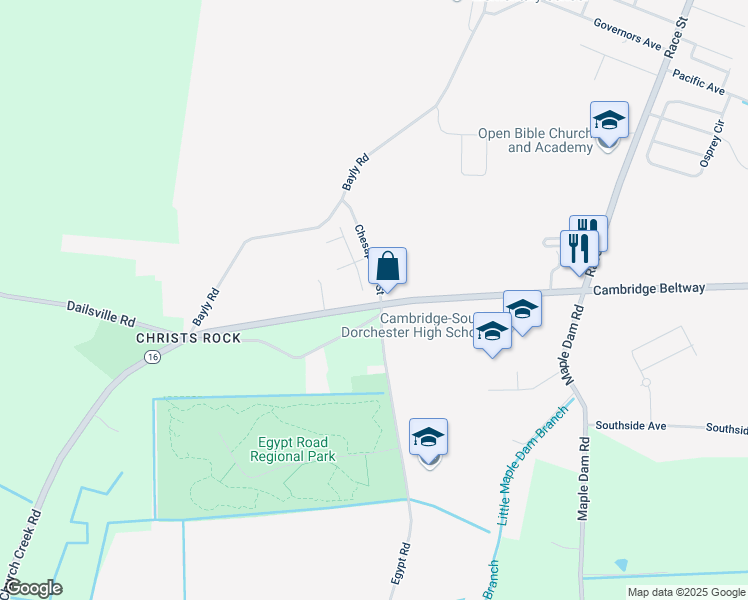 map of restaurants, bars, coffee shops, grocery stores, and more near 10 Patamoke Way in Cambridge