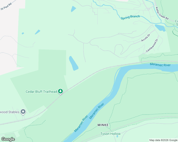 map of restaurants, bars, coffee shops, grocery stores, and more near 800 Holland Road in Ballwin