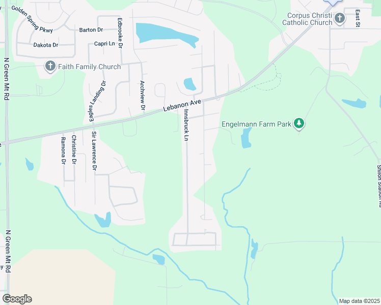 map of restaurants, bars, coffee shops, grocery stores, and more near 213 Linden Drive in Belleville