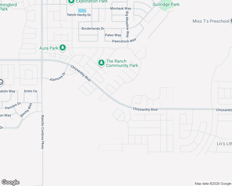 map of restaurants, bars, coffee shops, grocery stores, and more near 12328 Pawcatuck Way in Rancho Cordova