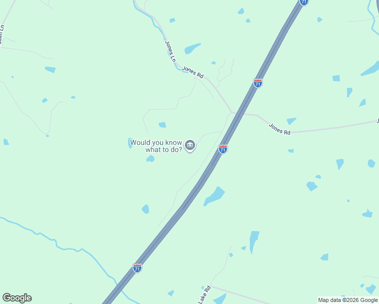 map of restaurants, bars, coffee shops, grocery stores, and more near 287 Frontage Road in Campbellsburg