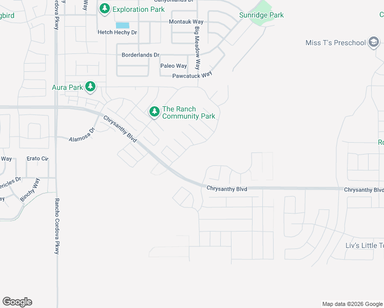 map of restaurants, bars, coffee shops, grocery stores, and more near 12328 Pawcatuck Way in Rancho Cordova