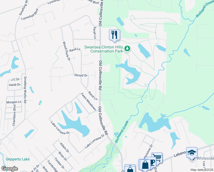 map of restaurants, bars, coffee shops, grocery stores, and more near 150 Clinton Hill Drive in Belleville