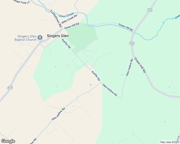 map of restaurants, bars, coffee shops, grocery stores, and more near 6715-7087 Kieffer Road in Rockingham County