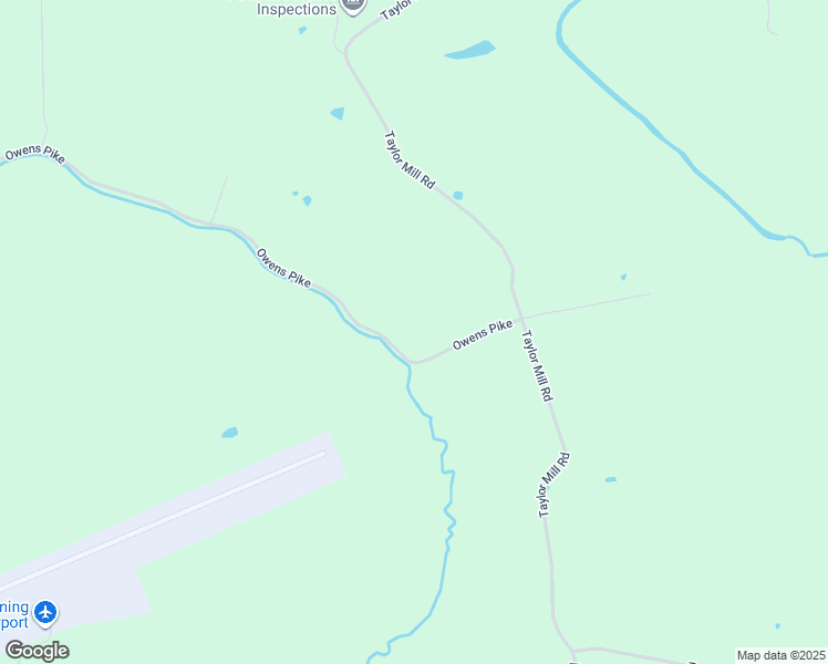 map of restaurants, bars, coffee shops, grocery stores, and more near 7207 Owens Pike in Maysville