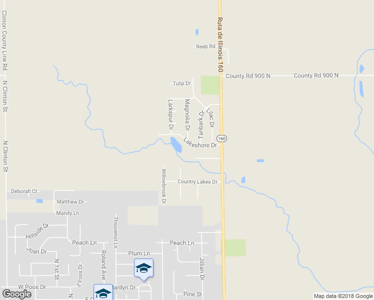 map of restaurants, bars, coffee shops, grocery stores, and more near 9 Lakeshore Drive in New Baden