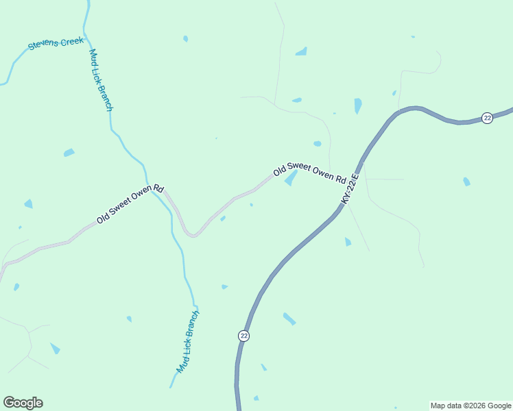 map of restaurants, bars, coffee shops, grocery stores, and more near 2495 Old Sweet Owen Road in Owenton