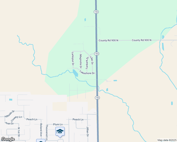 map of restaurants, bars, coffee shops, grocery stores, and more near 3 Lakeshore Drive in New Baden