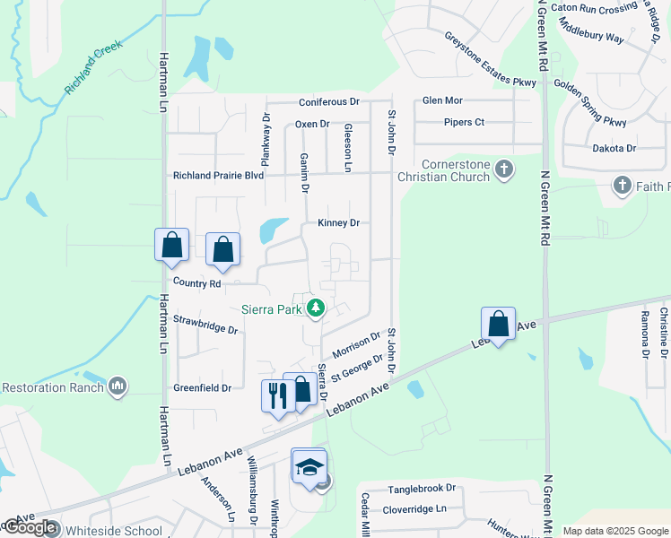 map of restaurants, bars, coffee shops, grocery stores, and more near 14 Sarpy Road in Belleville