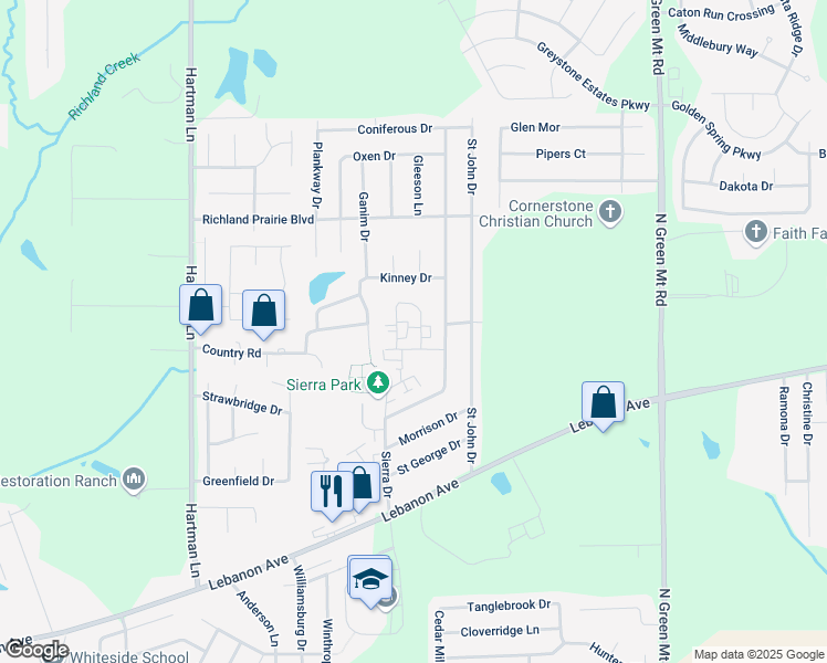 map of restaurants, bars, coffee shops, grocery stores, and more near 14 Sarpy Road in Belleville