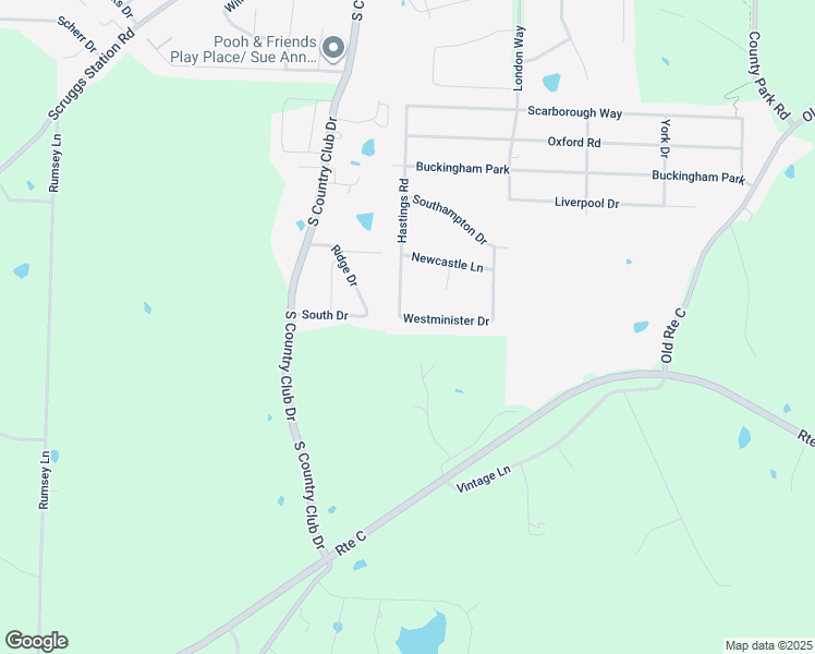 map of restaurants, bars, coffee shops, grocery stores, and more near 4059 Westminister Drive in Jefferson City