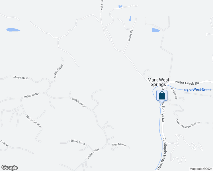 map of restaurants, bars, coffee shops, grocery stores, and more near 1305 Shiloh Crest in Santa Rosa