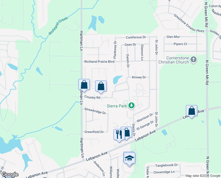 map of restaurants, bars, coffee shops, grocery stores, and more near 2266 Calgary Drive in Belleville