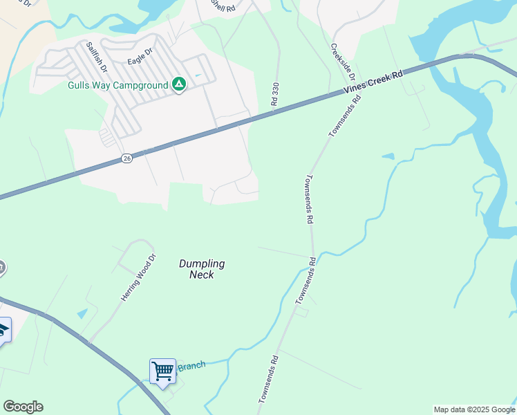 map of restaurants, bars, coffee shops, grocery stores, and more near 31922 Chelsea Court in Dagsboro