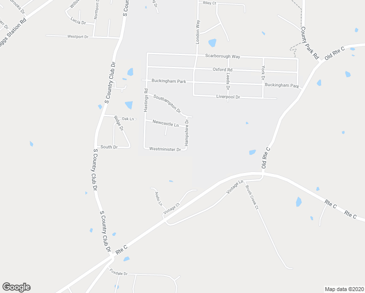 map of restaurants, bars, coffee shops, grocery stores, and more near 4010 Westminister Drive in Jefferson City