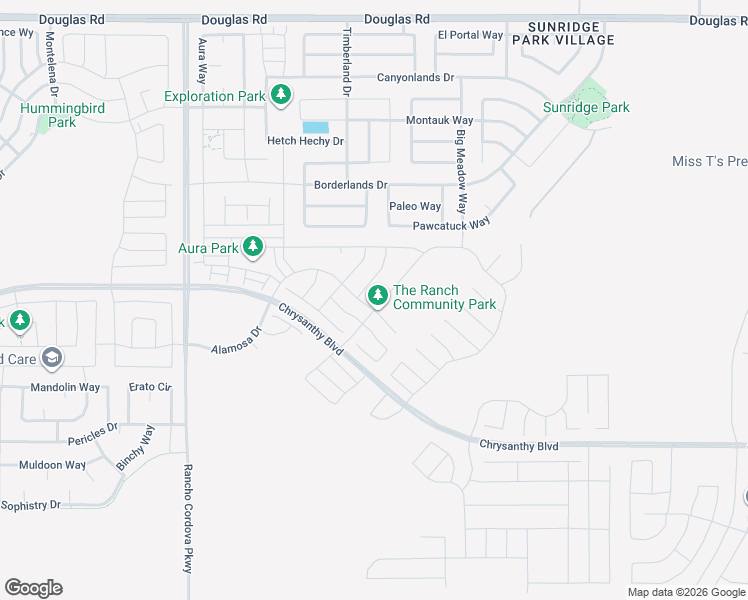 map of restaurants, bars, coffee shops, grocery stores, and more near 4167 Choteau Circle in Rancho Cordova
