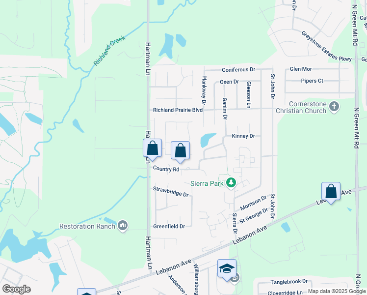 map of restaurants, bars, coffee shops, grocery stores, and more near 2244 Wellington Drive in Belleville