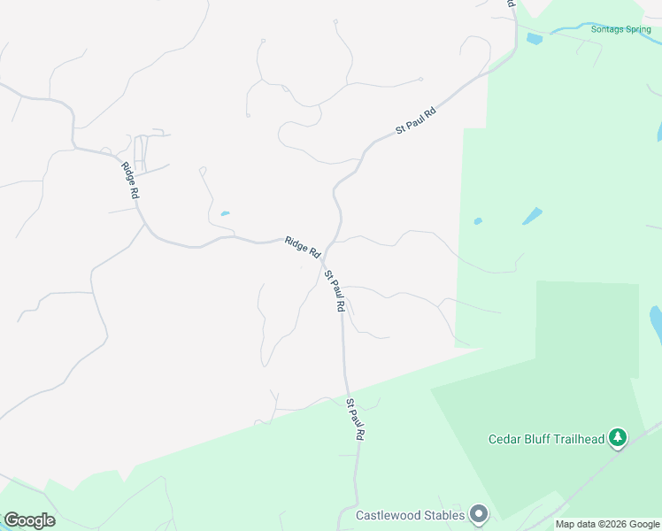 map of restaurants, bars, coffee shops, grocery stores, and more near 1242 St Paul Rd in Ballwin