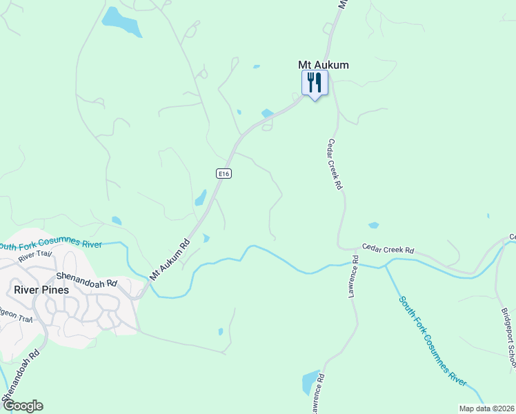 map of restaurants, bars, coffee shops, grocery stores, and more near in Mount Aukum