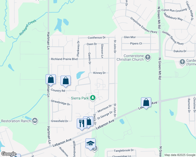 map of restaurants, bars, coffee shops, grocery stores, and more near 326 Baltes Drive in Belleville