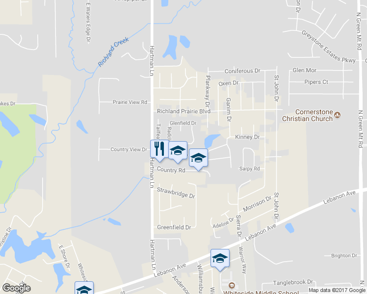 map of restaurants, bars, coffee shops, grocery stores, and more near 2244 Wellington Drive in Belleville