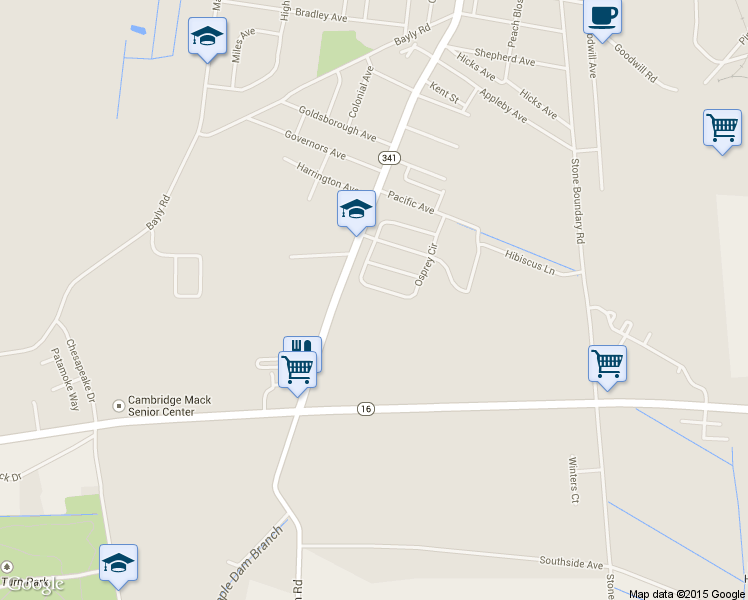 map of restaurants, bars, coffee shops, grocery stores, and more near 1632 Osprey Circle in Cambridge