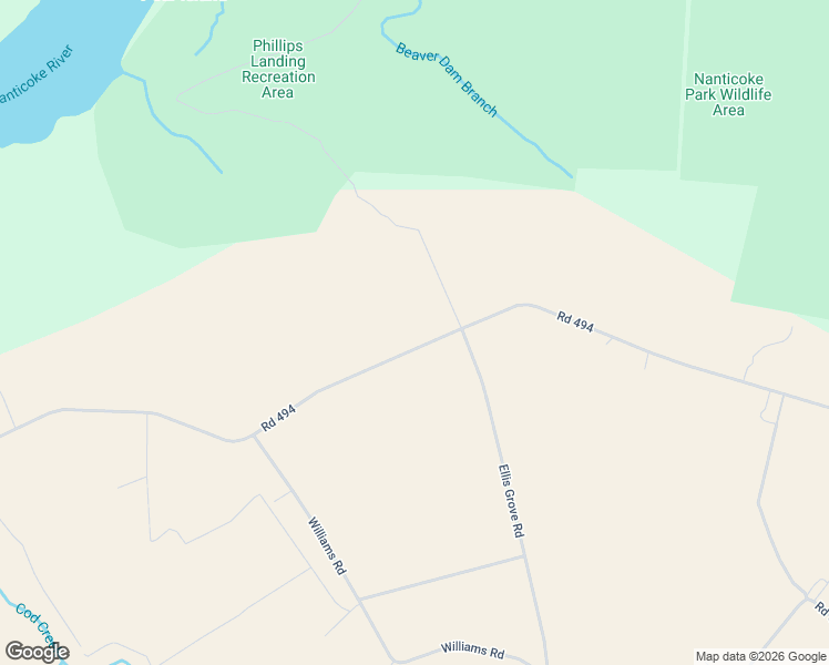 map of restaurants, bars, coffee shops, grocery stores, and more near 4681 Road 494 in Laurel