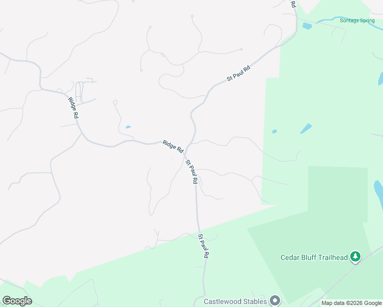 map of restaurants, bars, coffee shops, grocery stores, and more near 1242 Saint Paul Road in Ballwin