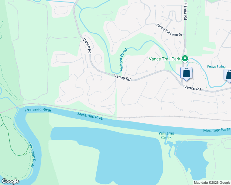 map of restaurants, bars, coffee shops, grocery stores, and more near 341 Emmanuel Court in Valley Park
