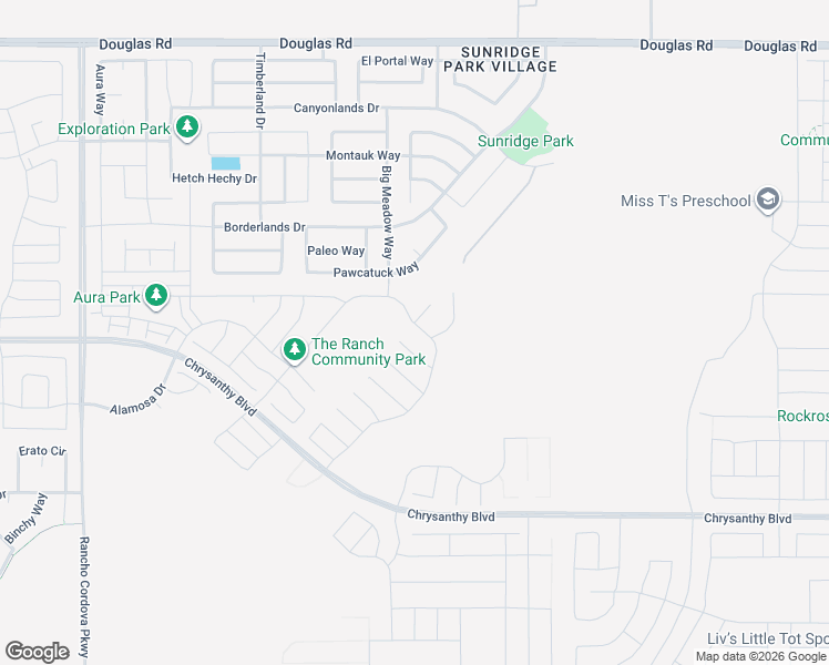 map of restaurants, bars, coffee shops, grocery stores, and more near 12360 Pawcatuck Way in Rancho Cordova