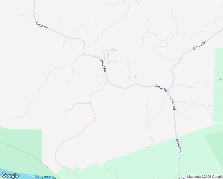 map of restaurants, bars, coffee shops, grocery stores, and more near 1401 Ridge Road in Ballwin