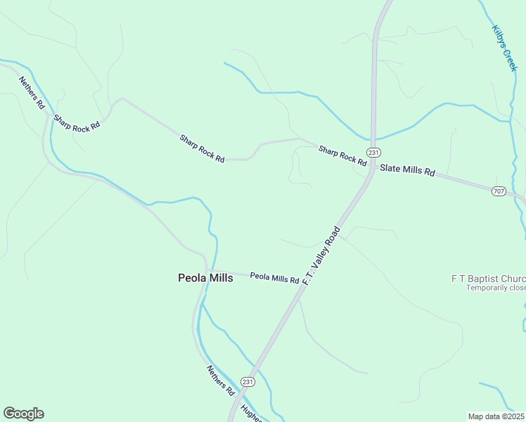 map of restaurants, bars, coffee shops, grocery stores, and more near 31 Peola Mills Road in Sperryville