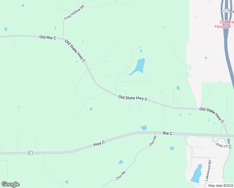 map of restaurants, bars, coffee shops, grocery stores, and more near 1878-1998 Cedar Valley Road in Jefferson City