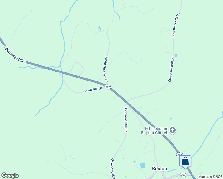 map of restaurants, bars, coffee shops, grocery stores, and more near 5569 Sperryville Pike in Boston