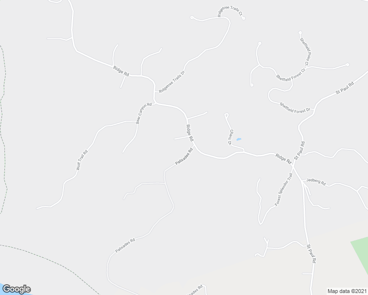 map of restaurants, bars, coffee shops, grocery stores, and more near 1506 Hawk Forest Road in Ballwin