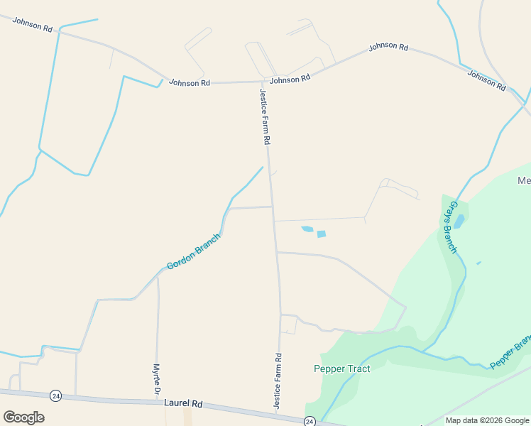 map of restaurants, bars, coffee shops, grocery stores, and more near 31598 Jestice Farm Road in Laurel