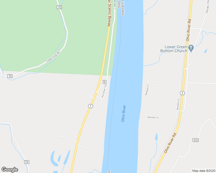 map of restaurants, bars, coffee shops, grocery stores, and more near 33 Pvt Drive 123 in Crown City
