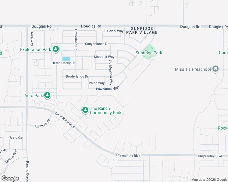 map of restaurants, bars, coffee shops, grocery stores, and more near 12360 Pawcatuck Way in Rancho Cordova