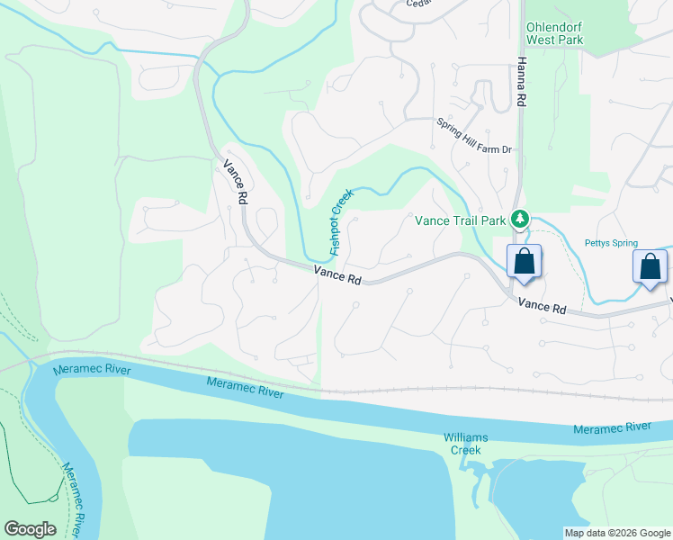 map of restaurants, bars, coffee shops, grocery stores, and more near 40 Mombert Drive in Ballwin