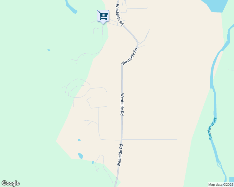 map of restaurants, bars, coffee shops, grocery stores, and more near 4707 Westside Road in Healdsburg