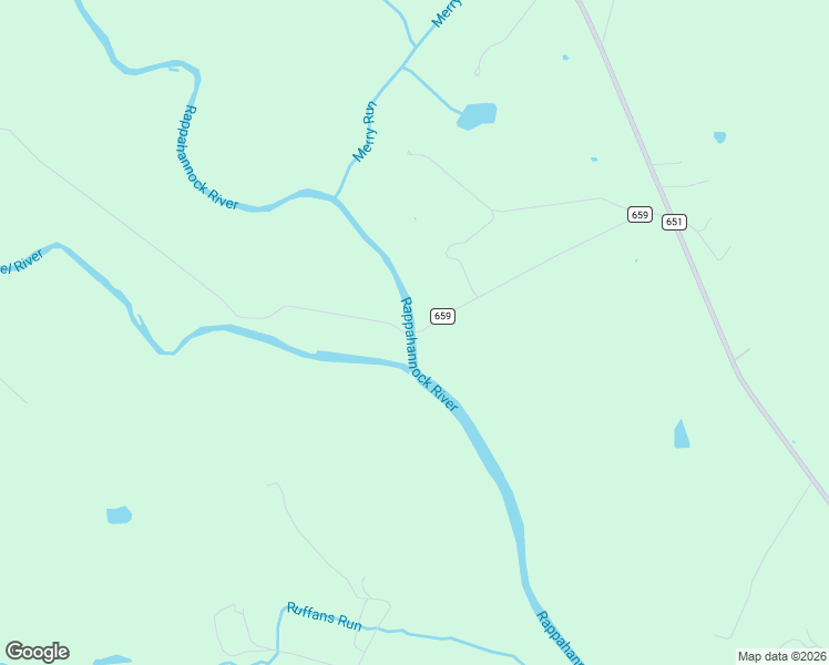 map of restaurants, bars, coffee shops, grocery stores, and more near State Route 659 in Remington