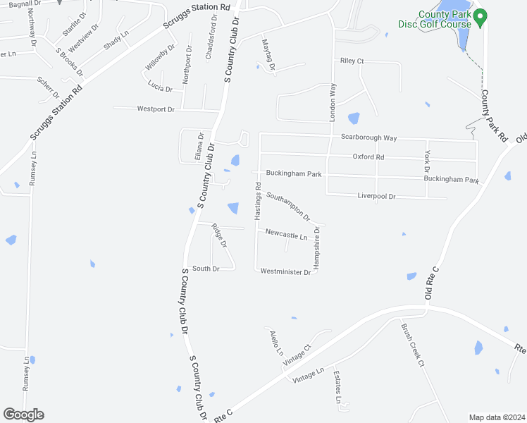 map of restaurants, bars, coffee shops, grocery stores, and more near 2045 Hastings Road in Jefferson City